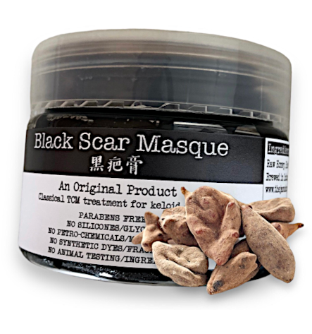 Hei Ba Gao keloid treatment masque at the jamu shop