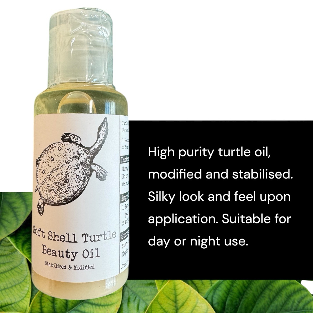 Turtle oil for breast and buttocks massage