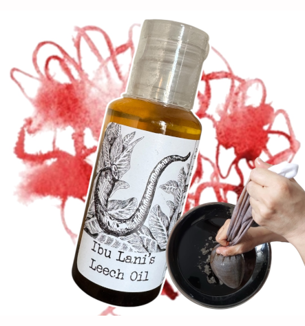 Ibu lani leech oil for manhood massage